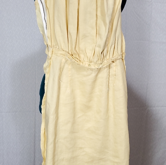 Yellow Sleeveless Dress Vintage Handmade - Picture 3 of 7